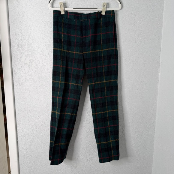 Polo Ralph Lauren Pants - Polo Ralph Lauren Tartan Wool Trousers 100% Wool Pants womens 30"